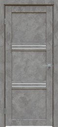 Межкомнатная дверь Бетон темно-серый 602 ПО