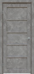 Межкомнатная дверь Бетон темно-серый 606 ПГ
