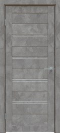 Межкомнатная дверь Бетон темно-серый 607 ПО
