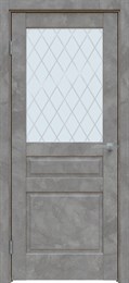 Межкомнатная дверь Бетон темно-серый 633 ПО