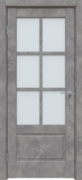 Межкомнатная дверь Бетон темно-серый 640 ПО