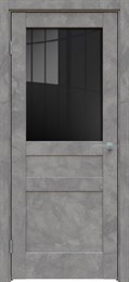 Межкомнатная дверь Бетон темно-серый 644 ПО