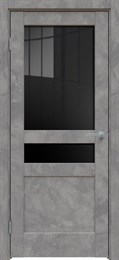 Межкомнатная дверь Бетон темно-серый 645 ПО