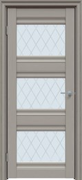 Межкомнатная дверь Дуб Серена каменно-серый 595 ПО