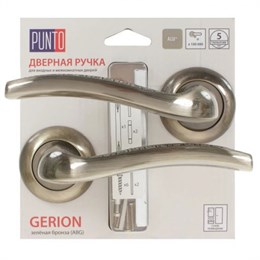 Ручка Punto (Пунто) раздельная GERION TL/HD ABG-6 зеленая бронза