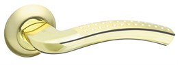 Ручка Fuaro (Фуаро) раздельная R.AR54.LOUNGE (LOUNGE AR) 130mm SG/GP-4 матовое золото/золото