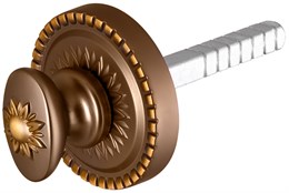 Ручка Armadillo (Армадилло) поворотная BKW8.R.CL55 (BKW8/CL) BB-17 коричневая бронза Ручка Armadillo (Армадилло) поворотная BKW8.R.CL55 (BKW8/CL) BB-17 коричневая бронза