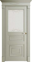 Дверь межкомнатная Uberture  Флоренс (Florence) 62001 Светло-серый Серена Остекленная