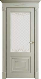 Дверь межкомнатная Uberture  Флоренс (Florence) 62002 Светло-серый Серена Остекленная
