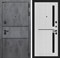 Входная дверь INFINITY 02 - Сандал белый, стекло черное - фото 100606