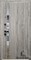 Дверь входная Tesla, цвет дуб мелфорд грей софт, панель - 62001 цвет керамик серена - фото 107521