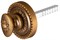 Ручка Armadillo (Армадилло) поворотная BKW8.R.CL55 (BKW8/CL) OB-13 античная бронза - фото 116563