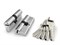 Цилиндровый Fuaro (Фуаро) механизм R600/80 mm (35+10+35) CP хром 5 кл. - фото 118487
