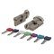 Цилиндровый Punto (Пунто) механизм MaxPro7002Knob60mm(25+10+25) SN никель 7key с вертушкой - фото 119052