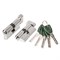 Цилиндровый Punto (Пунто) механизм (A202/90) A2002Knob90(35+10+45) с вертушкой SN никель - фото 119083