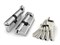 Цилиндровый механизм Fuaro (Фуаро) с вертушкой R602/70 mm-BL (30+10+30) CP хром 5 кл. БЛИСТЕР - фото 129677