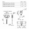 Цилиндровый механизм Mottura (Моттура) под вертушку (дл. шток) C55P413101C5 (72 мм/36+10+26), МАТ.НИКЕЛЬ - фото 130490