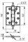 Петля Armadillo (Армадилло) универсальная Castillo CL 500-A4 102x76x3,5 ABL-18 Темная медь - фото 132448