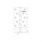 Петля Fuaro (Фуаро) универсальная IN5400U-BL SB (4BB/BL 125x75x2,5) мат. золото БЛИСТЕР - фото 132679