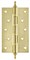 Петля Fuaro (Фуаро) универсальная IN5400UA-BL SB (4BB/A/BL 125x75x2,5) мат. золото БЛИСТЕР - фото 132682