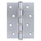 Петля Fuaro (Фуаро) универсальная IN4400U-BL SSC (4BB/BL 100x75x2,5) сатинированный хром БЛИСТЕР - фото 132766