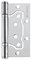 Петля Fuaro (Фуаро) универсальная без врезки IN4500W-BL CP (500-2BB/BL 100x2,5) хром БЛИСТЕР - фото 132795