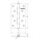 Петля Fuaro (Фуаро) универсальная IN5400UA-BL CP (4BB/A/BL 125x75x2,5) хром БЛИСТЕР - фото 132821