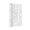 Петля Punto (Пунто) универсальная без врезки IN3200W-HD WH (200-2B/HD 75x2,5) белый - фото 132884