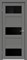 Межкомнатная дверь Медиум грей 547 ПО - фото 77094