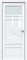 Межкомнатная дверь Белый глянец 520 ПО - фото 80205