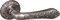 Ручка Fuaro (Фуаро) раздельная R.SM58.MONARCH (MONARCH SM) AS-3 античное серебро - фото 81845