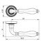 Ручка Armadillo (Армадилло) раздельная R.CL55.Silvia (Silvia CL1) OB/CRP-213 античная бронза/кракелюр - фото 82313 Ручка Armadillo (Армадилло) раздельная R.CL55.Silvia (Silvia CL1) OB/CRP-213 античная бронза/кракелюр - фото 82313