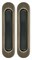 Ручка Armadillo (Армадилло) для раздвижных дверей SH.LD152.010 (SH010) АВ-7 бронза - фото 82753