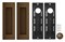 Ручка Armadillo (Армадилло) для раздвижных дверей SH.URB153.010 (SH010 URB) BB-17 коричневая бронза - фото 82839 Ручка Armadillo (Армадилло) для раздвижных дверей SH.URB153.010 (SH010 URB) BB-17 коричневая бронза - фото 82839