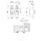 Петля Armadillo (Армадилло) скрытой установки U3D4200L BL левая (Architect 3D-ACH 40) черный 40 кг - фото 85447