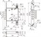Замок Mettem (Меттэм) врезной сувальдный с защёлкой ЗВ9 144.1.0 с тягами, 5 кл. - фото 86344