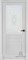 Дверь межкомнатная Турин эмаль белая остекленная - фото 95141