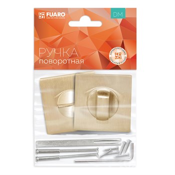Ручка Fuaro (Фуаро) поворотная BK6.K.DM51 (BK6 DM) SSG-39 сатинированное золото - фото 125176