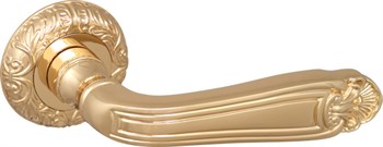 Ручка Fuaro (Фуаро) раздельная R.SM58.LOUVRE (LOUVRE SM) GOLD-24 золото 24К - фото 125469