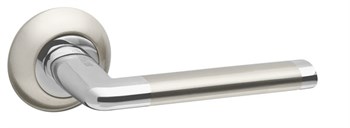 Ручка Fuaro (Фуаро) раздельная R.RM54.TEMPO (TEMPO RM) SN/CP-3 матовый никель/хром - фото 125537