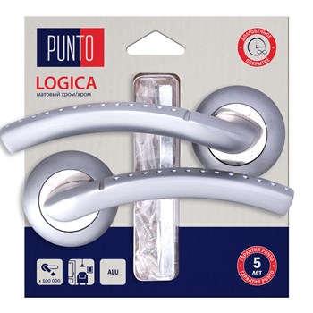 Ручка Punto (Пунто) раздельная LM/A R.TL54.LOGICA/HD SC/CP-16 матовый хром/хром - фото 128281