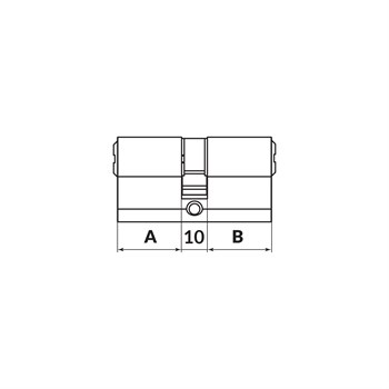 Цилиндровый Punto (Пунто) механизм MaxPro7000Key 52mm (21+10+21) GR графит 7key - фото 128915