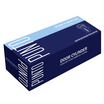 Цилиндровый Punto (Пунто) механизм (Z402/80) Z4002Knob80(35+10+35) с вертушкой PB латунь - фото 128946