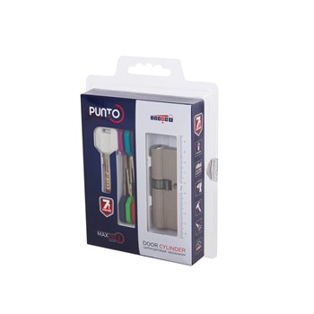 Цилиндровый Punto (Пунто) механизм MaxPro7000Key80mm(25+10+45) SN никель 7key - фото 129055