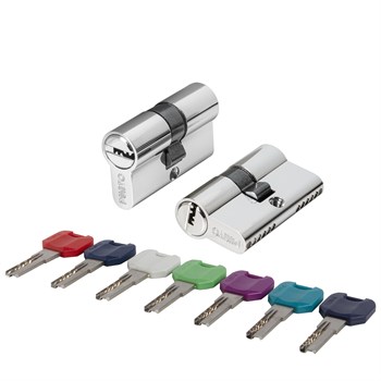 Цилиндровый Punto (Пунто) механизм MaxPro7000Key70mm(30+10+30) CP хром 7key - фото 129143