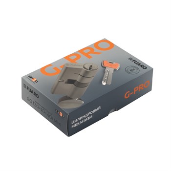 Цилиндровый Fuaro (Фуаро) механизм (G-PRO502/80) G-PRO5002 Knob 80 (40+10+30) SSC сатин. хром 5Key - фото 129364