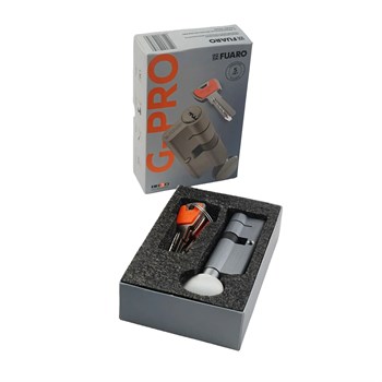 Цилиндровый Fuaro (Фуаро) механизм (G-PRO502/90) G-PRO5002 Knob 90 (40+10+40) SSC сатин. хром 5Key - фото 129368