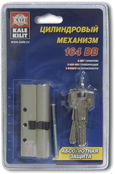 Цилиндровый Kale kilit (Кале килит) механизм 164 DBN-E/80 (30+10+40) mm латунь 5 кл. - фото 129977