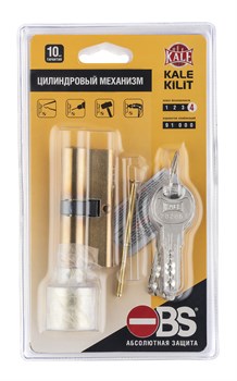 Цилиндровый механизм Kale kilit (Кале килит) с вертушкой 164 OBS SCE/80 (30+10+40) mm латунь 5 кл. new - фото 130018
