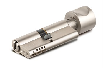 Цилиндровый механизм Kale kilit (Кале килит) с вертушкой 164 OBS SCE/100 (45+10+45) mm никель 5 кл. new - фото 130263
